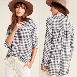 Anthropologie Isadora Button Back‎ Tunic